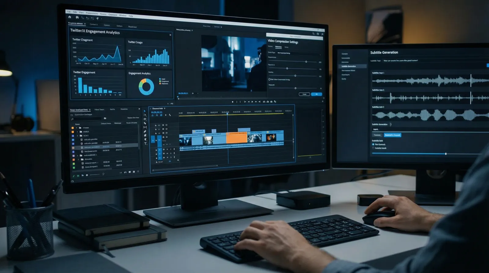 51视频 推特视频剪辑与数据分析